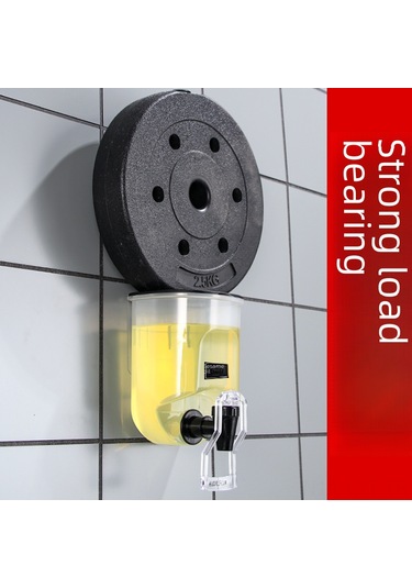 Youtek Duvar Takılı Mutfak Şişesi: Şeffaf, Damlacık Önlü, Ölçülebilir Hacimli Yağ/sos/sirk Depolama Siyah, Tekli Diğer