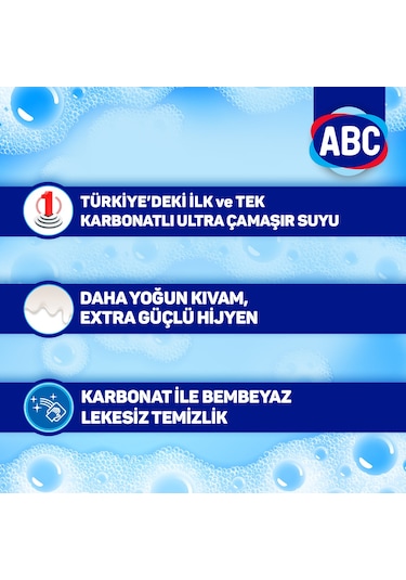ABC Karbonatlı Ultra Çamaşır Suyu 6 x 750 ML
