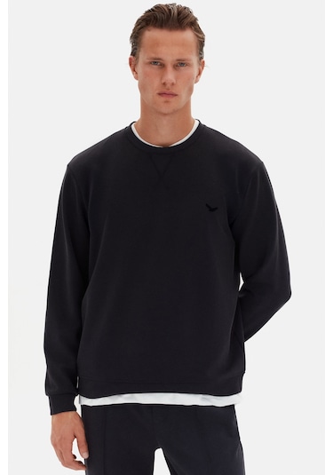D'S Damat Ds Damat Regular Fit Siyah Düz Sweatshirt 5hce26172205m Çok Renkli