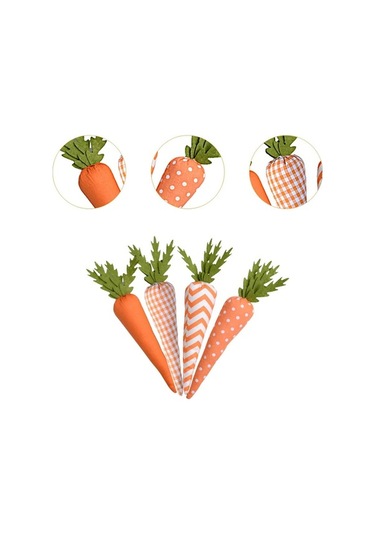 Pazly Turuncu-seri Süslemeleri Suntek Paskalya Oturma Odası Havuç 4x Yb