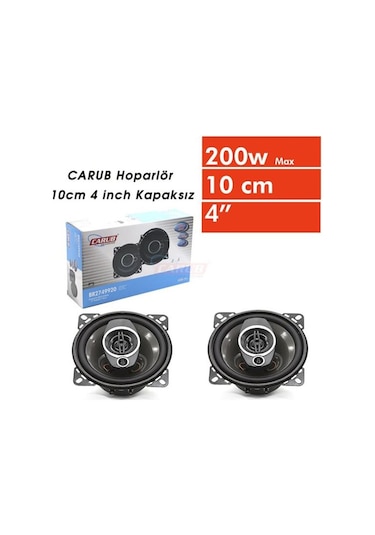 Hoparlör 10 Cm 4 İnc Kapaksız Yuvarlak 1 Ad