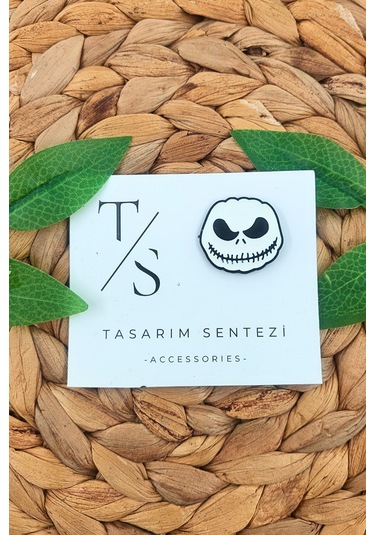 Rozet Takı Aksesuar Jack Skellington Noel Gecesi Kabusu Halloween