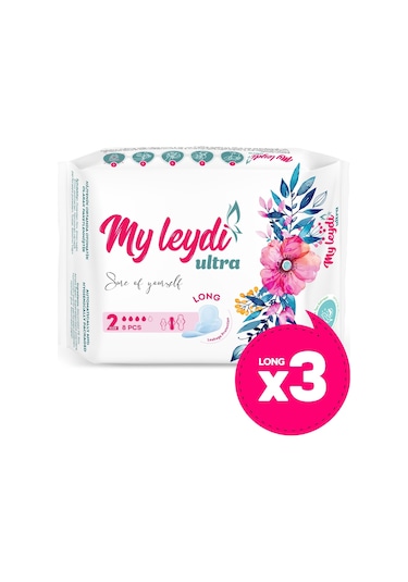 Myleydi Ultra Hijyenik Ped Uzun 24 Adet (3 Paket)