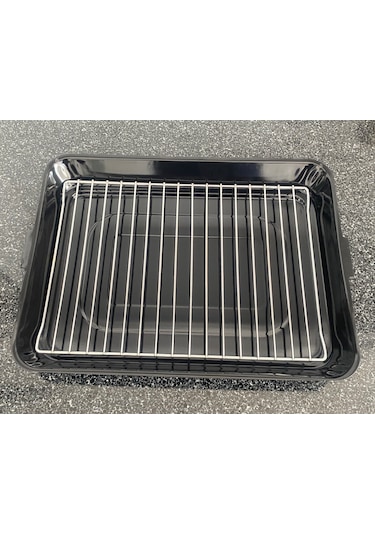 Emaye Kaplı Fırın Tepsisi Siyah