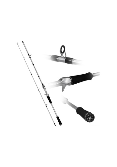 Folinda Güçlü Cam Elyaf X39 Spinning Kamış - 210cm Direk Kollu, Ergonomik Tutamak, Dayanıklı Rehber Halkası, Hafif Ve Taşınabilir Balık Kamışı