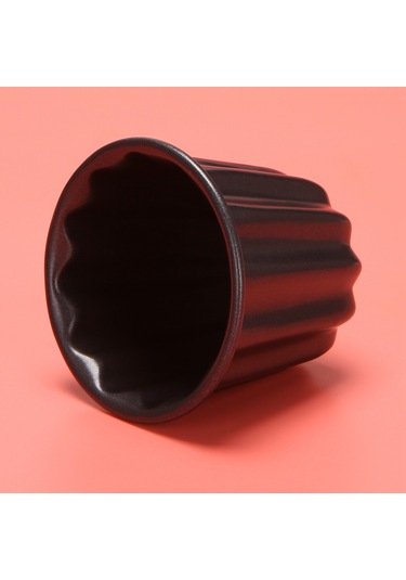 Sointeresting Canele Kalıbı, Cannele Muffin Kupası, 4 Adet Yapışmaz Cannele Kalıbı Gri-siyah Canneles Gri-siyah