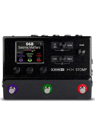 Line 6 Hx Stomp Guitar Multi-efekt Floor Processor Siyah