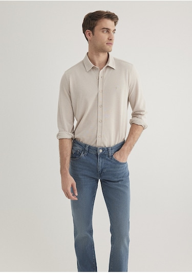 Mavi - Bej Gömlek 0210294-70145 Gri