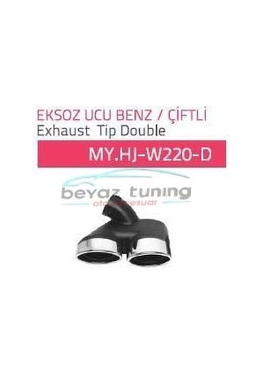 Mercedes W220 Çiftli Egzoz Ucu