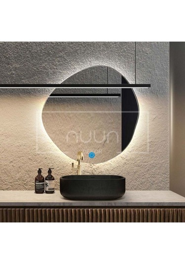 Nuun Dekor 80cm Dokunmatik On/off Ledli Ayna Dimmer Şeffaf