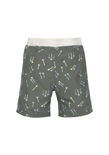 Lassig Palms Uv Korumalı Mayo Şort Deep Olive Koyu Yeşil