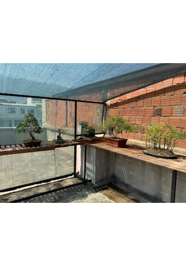 Morilu Gölgelik File - 40'Lık Çit Filesi - Yeşil - Bahçe Gölgelik - Balkon Gölgeliği - Çit Örtüsü - Yeşil File