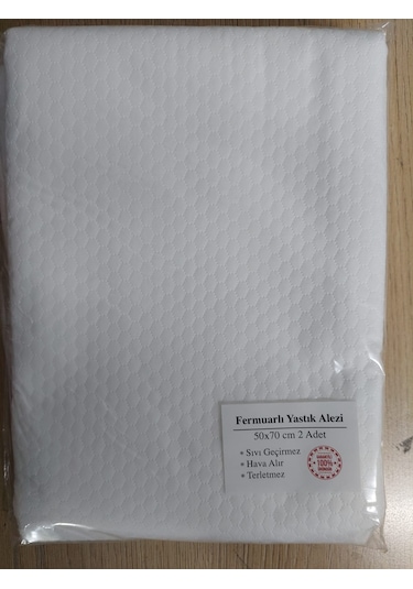 2 Adet Sıvı Geçirmez Fermuarlı Yastık Alezi