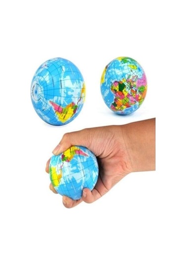 Stres Topu Dünya Haritalı - Büyük Boy