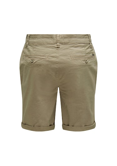 Only & Sons Onspeter Reg Twill 4481 Shorts Noos Erkek Şort-26440 - S Açık Kahverengi