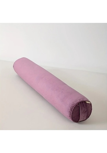 Trendooze Yıkanabilir Silindir Yastık Beyaz 100x20cm Sunlight022 Yatak Dekorasyonu Beyaz