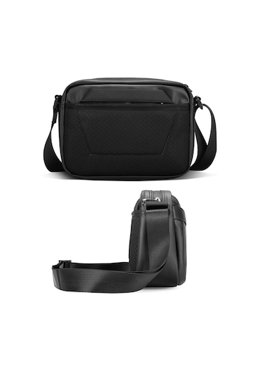 Bange Bg-7670 Erkek Omuz Askılı Crossbody Göğüs Çantası Siyah