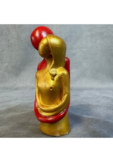 Uretti - Hülya 6683 El Yapımı Dekoratif Sarılmış Çift Biblo