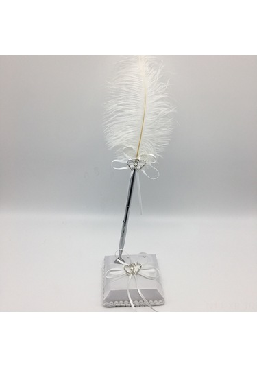 Xiyyadms Düğün Misafir Defteri İmza Seti - Kalem + Kalem Tutucu, Nikah Ve Özel Günler İçin Aksesuar