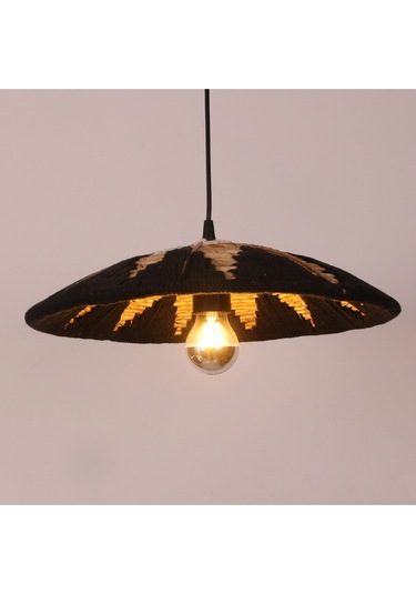 Maya 40x9 Cm Çap- Doğal Abaka Aydınlatma Mix