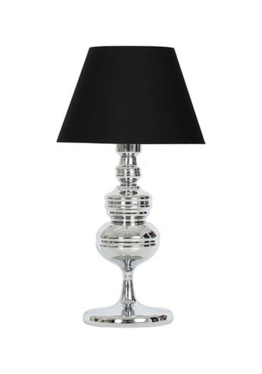 Vinner Munch Krom Kaplama Metal Abajur - Siyah-60466 Renkli