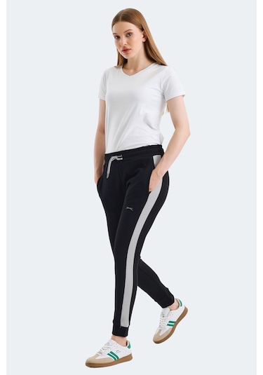 Slazenger Veva 2 Li Set Kadın Eşofman Altı Siyah - Gül
