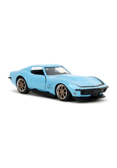 Jada 1:32 Pink Slips 1969 Chevrolet Corvette Stingray Zl1 Mavi