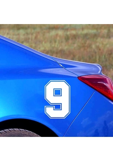 A1111 Sarı-yükseklik 20 Cm-numara 8-a1111 Rakamlar 0 1 2 3 4 5 6 7 8 9 Yarış Numarası Kask Yarış Vinil ları  Aks