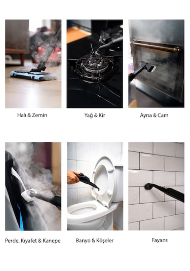 Classen Smart Md-110 G Çok Fonksiyonlu Güçlü Buharlı Temizleyici