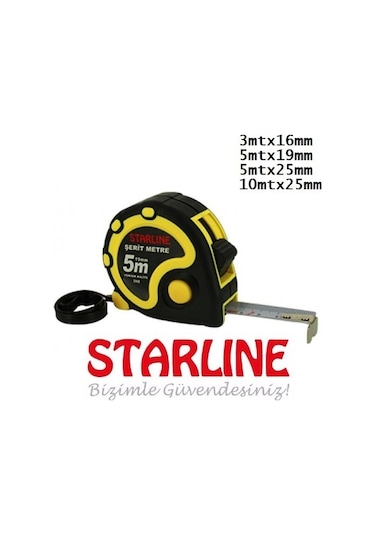 STARLINE 390W 3MTX16MM ŞERİT METRE