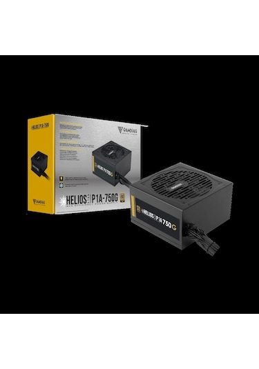 Gamdıas Helıos P1a-750g, 750w, 80+ Gold, Aktif Pfc, Gamıng, Atx, Power Supply Psu