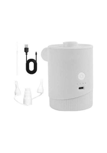 Supermarket1 Taşınabilir 5000pa Usb Şarjlı Şişirme Pompası - Kompakt Hava Yatağı Pompa Hs-8406