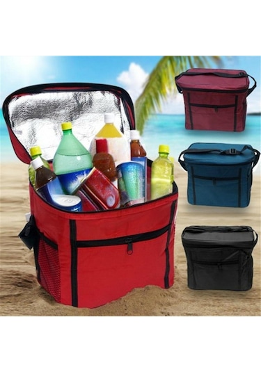 Suntek Yalıtımlı Soğutucu Çanta İkram Ofisi Dış Siyah