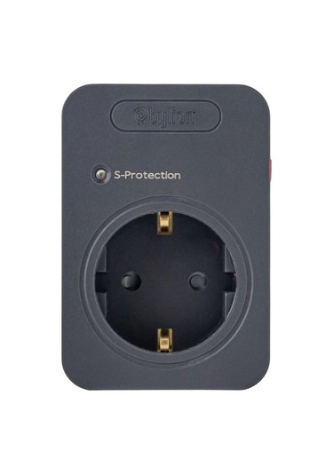 Bylion Şok Ve Akım Korumalı Fiş Priz Siyah 720j