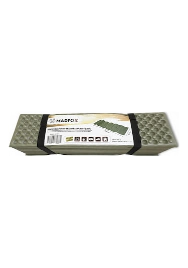 Madfox Trailpad Pro Katlanır Kamp Matı Z Mat Siyah Çok Renkli