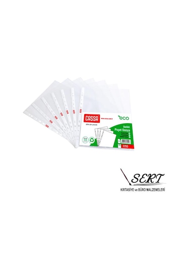 Poşet Dosya Cassa Eco 100lü Pake