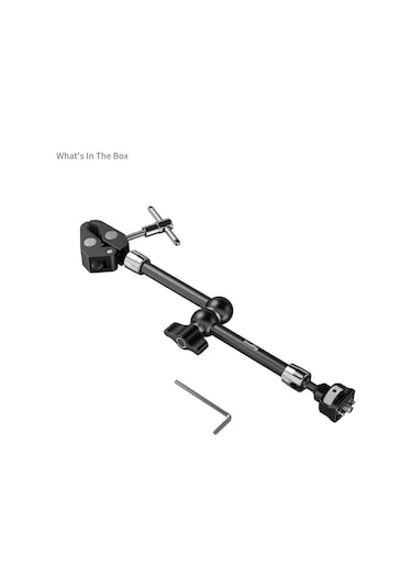 Smallrig 5311 Yengeç Şekilli Kelepçeli Sihirli Kol 11'' Siyah