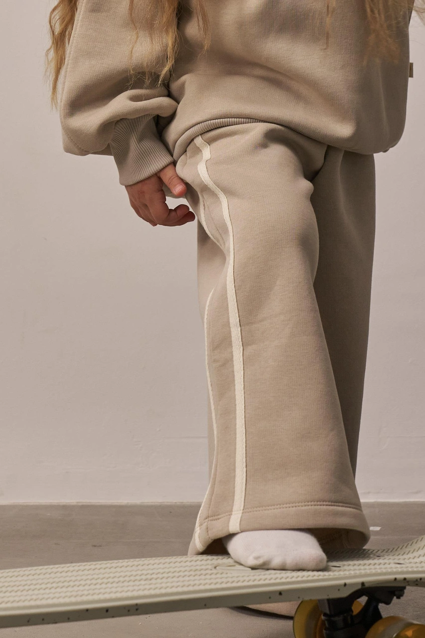 Taş Wide Leg Eşofman Altı Taş