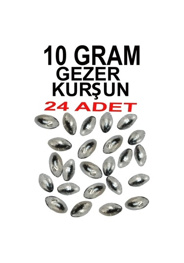 10 Gram Gezer Kurşun 24 Adet