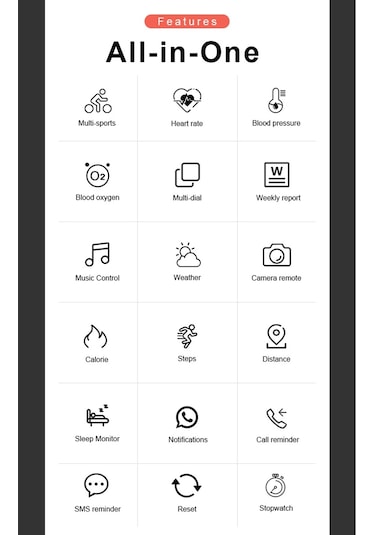 Cbtx B7 0.96" Akıllı Saat (İthalatçı Garantili)