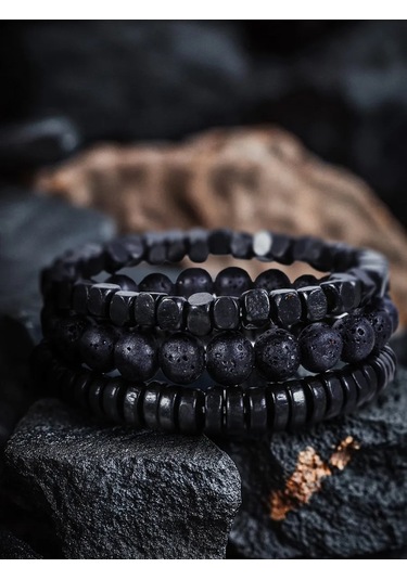 Rasputın Brand Lava Bileklik Seti 230858269 Siyah