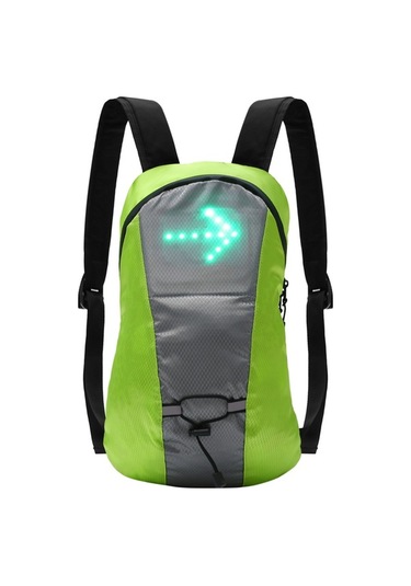 Createtech Kablosuz Usb Dönüş Sinyali, Şarj Edilebilir Led İşaretleyici, Sırt Çantası Bağlantısı Sarı