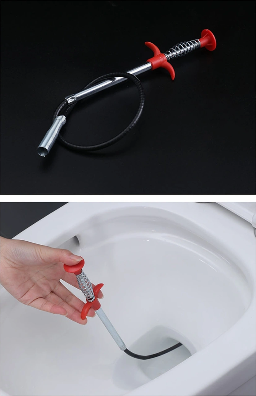 Konesam Ev Çeşitli Tüp Tıkanıklıklarını Temizleyen 4 Pençeli Çelik Tel Tüp Açıcı, 1.6 Metre, Kolay Kullanım, Hijyenik Ve Dayanıklı Diğer