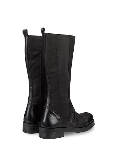 Çizme Kadın Oxw002600 Oxs Frank 0026 Boot D Nylon/leather Black Siyah