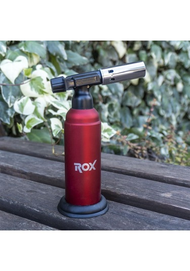 Rox Bs-850 Iki Alev Çıkışlı Bütan Gaz Torch Pürmüz Kırmızı