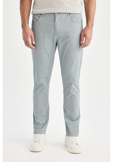 DeFacto Regular Fit Normal Kesim Yazlık Düz Paça Chino Kanvas Pantolon D7349AX25SPGR171 DeFacto Regular Fit Normal Kesim Yazlık Düz Paça Chino Kanvas Pantolon D7349AX25SPGR171