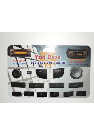 Fiat Linea Teyp Tuş Takımı