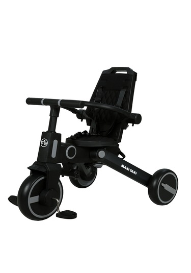 F5 Ebeveyn Kontrollü Çift Yönlü Katlanabilir Bisiklet Siyah