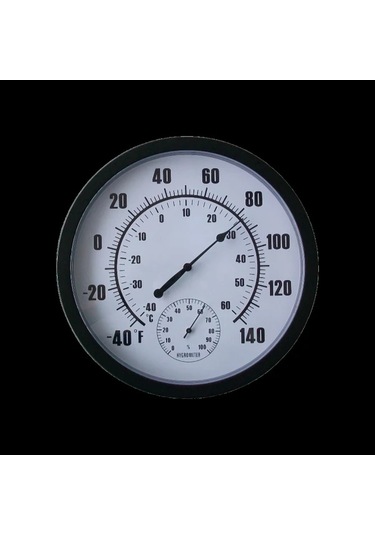 Boatshop1 Th9350pb-tw 25 Cm Akrilik Asılı Termometre Higrometre Ev Ofis İç Mekan Sıcaklık Nem Ölçer -40f 140f