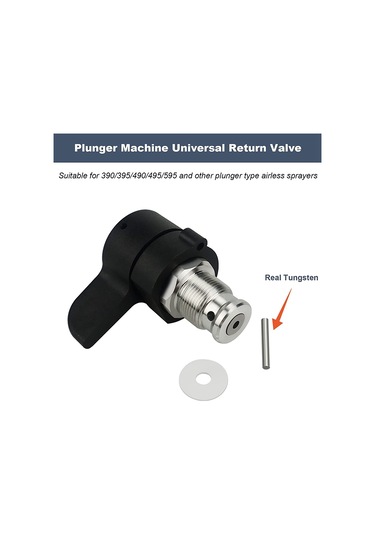 Xurunkeji 235014 Graco 390, 395, 490, 495, 595 Havasız Boya Püskürtme Makinesi İçin Prime Püskürtme Vanası Ve Tahliye Vanası Gümüş